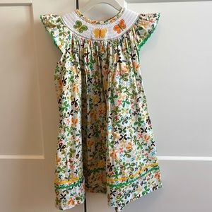 Smocked Butterfly Dress 🧡